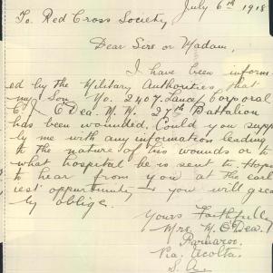 Soldier packet page
