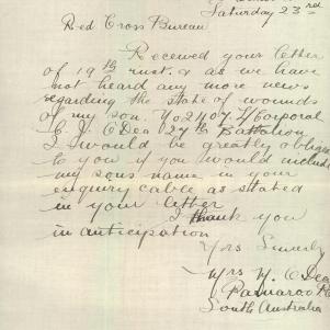 Soldier packet page
