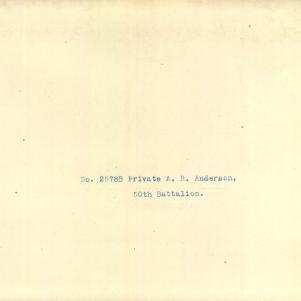 Soldier packet page