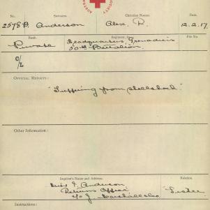 Soldier packet page
