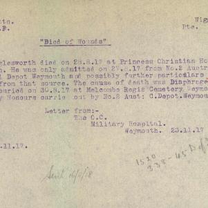 Soldier packet page