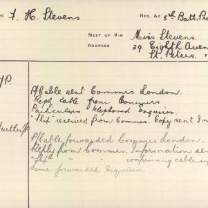 Soldier packet page