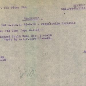 Soldier packet page