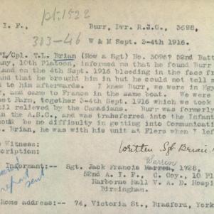 Soldier packet page