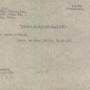 Soldier packet page