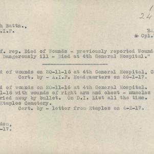 Soldier packet page
