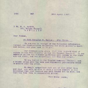 Soldier packet page