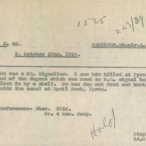 Soldier packet page
