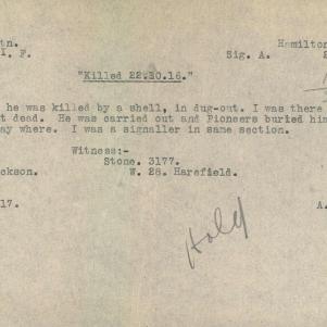 Soldier packet page