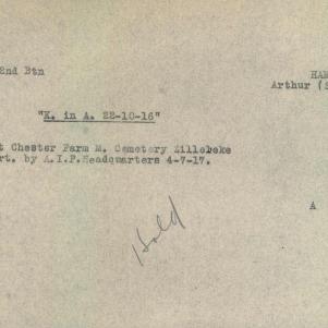 Soldier packet page