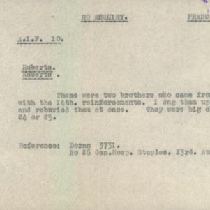 Soldier packet page