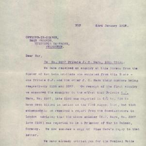 Soldier packet page