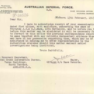 Soldier packet page