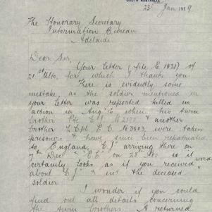 Soldier packet page