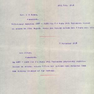 Soldier packet page