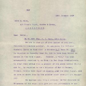 Soldier packet page