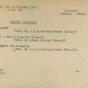 Soldier packet page