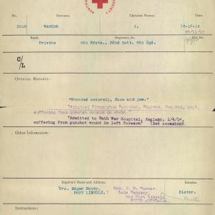 Soldier packet page