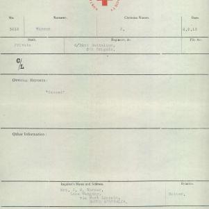 Soldier packet page