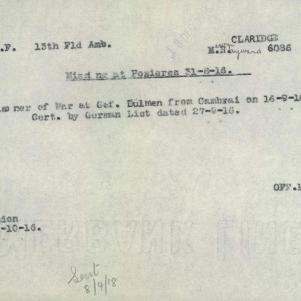 Soldier packet page