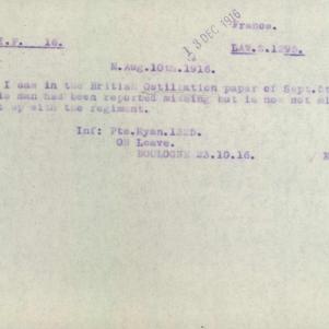 Soldier packet page