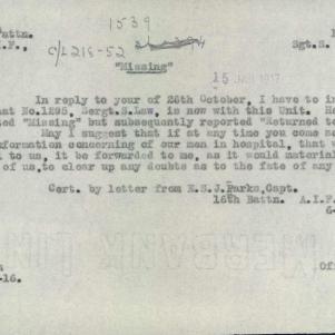 Soldier packet page