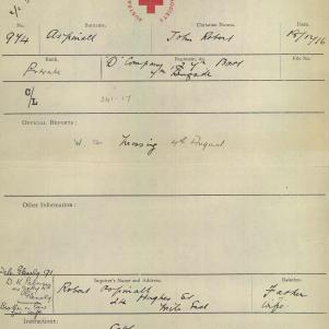 Soldier packet page