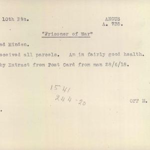 Soldier packet page