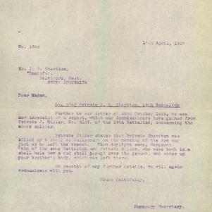 Soldier packet page