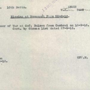 Soldier packet page