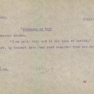 Soldier packet page