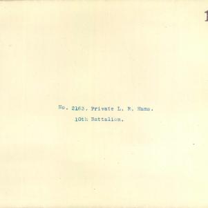 Soldier packet page