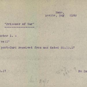 Soldier packet page