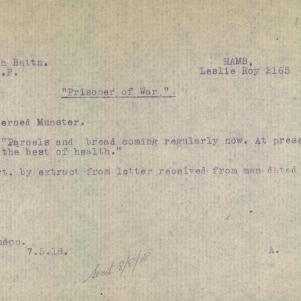 Soldier packet page