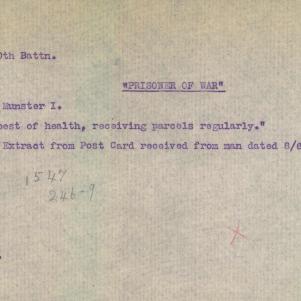Soldier packet page