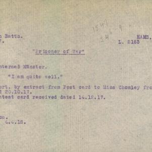 Soldier packet page