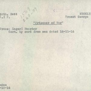 Soldier packet page