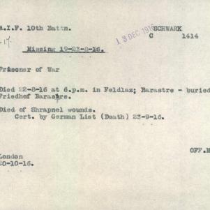 Soldier packet page