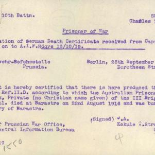 Soldier packet page