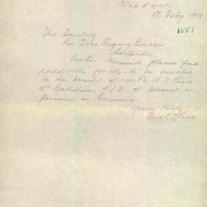Soldier packet page