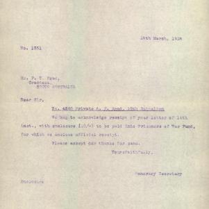 Soldier packet page