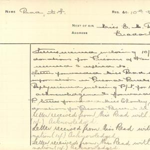 Soldier packet page