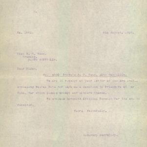 Soldier packet page