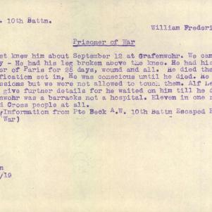 Soldier packet page