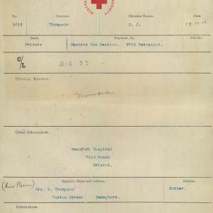 Soldier packet page