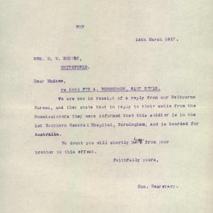 Soldier packet page