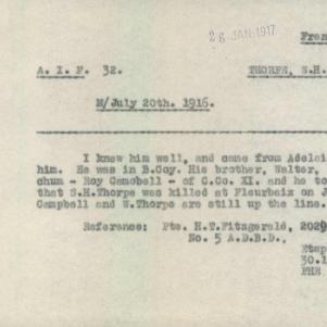 Soldier packet page