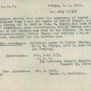 Soldier packet page