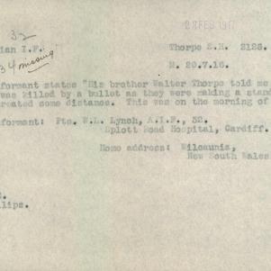 Soldier packet page