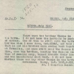 Soldier packet page
